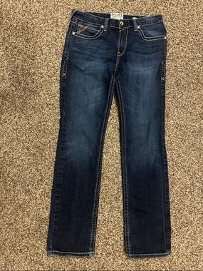 Ariat Men's Dark Indigo Slim Straight Jeans